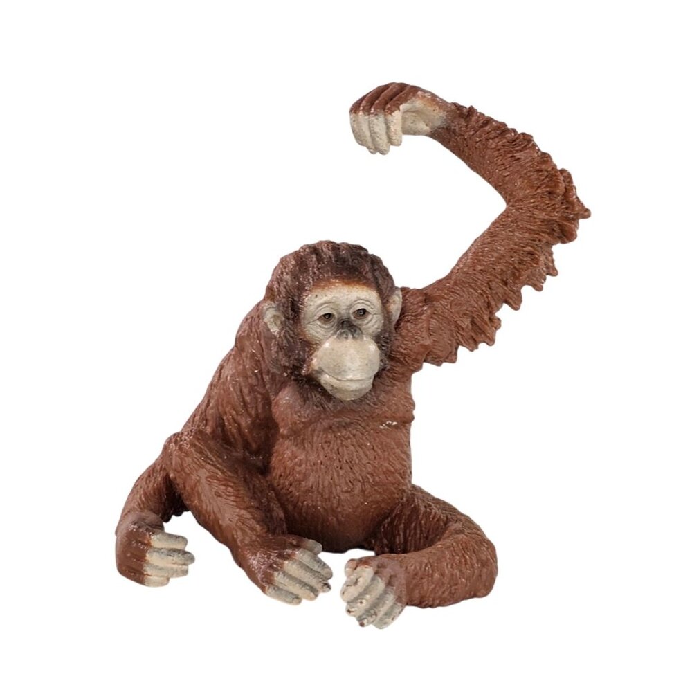 Schleich Wildlife 14775 Female Orangutan Toy Figure Monkey Zoo Animal